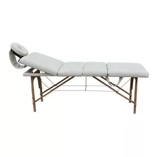 Camilla Madera 4 Secciones Crema Lujo + Bolster + Porta Pape