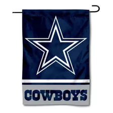 Bandera De Jard&iacute;n De Los Dallas Cowboys Impresa De Lo