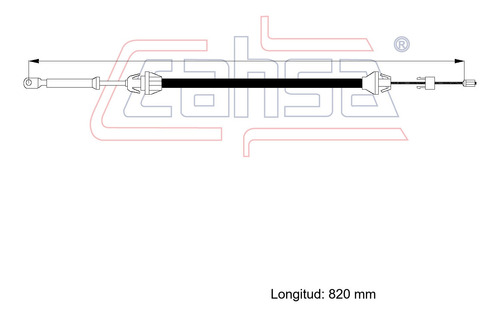 Cable Acelerador Para Buick Skyhawk 1.8l 1983 Foto 2