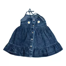 Vestido Solero Jeans Para Beba