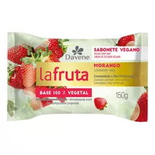 La Fruta Sabonete Morango Barra Vegetal 150g Davene