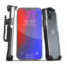 Funda Transparente Con Clip Para iPhone 13 Pro Protector