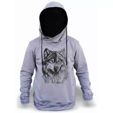 Sudadera Lobo Lápiz Geométrico