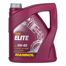 Aceite Mannol Elite 5w40 5lts Sintetico Made In Germany