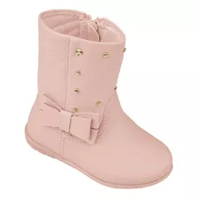 Bota Coturno Infantil Menina Pampili Moda Inverno Laço