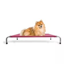 Cama Suspensa Para Cachorro Gato Pet Pequeno 60x40x10 Rosa