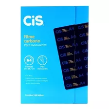 Carbono Filme Azul Caixa C/ 100 Fls Cis
