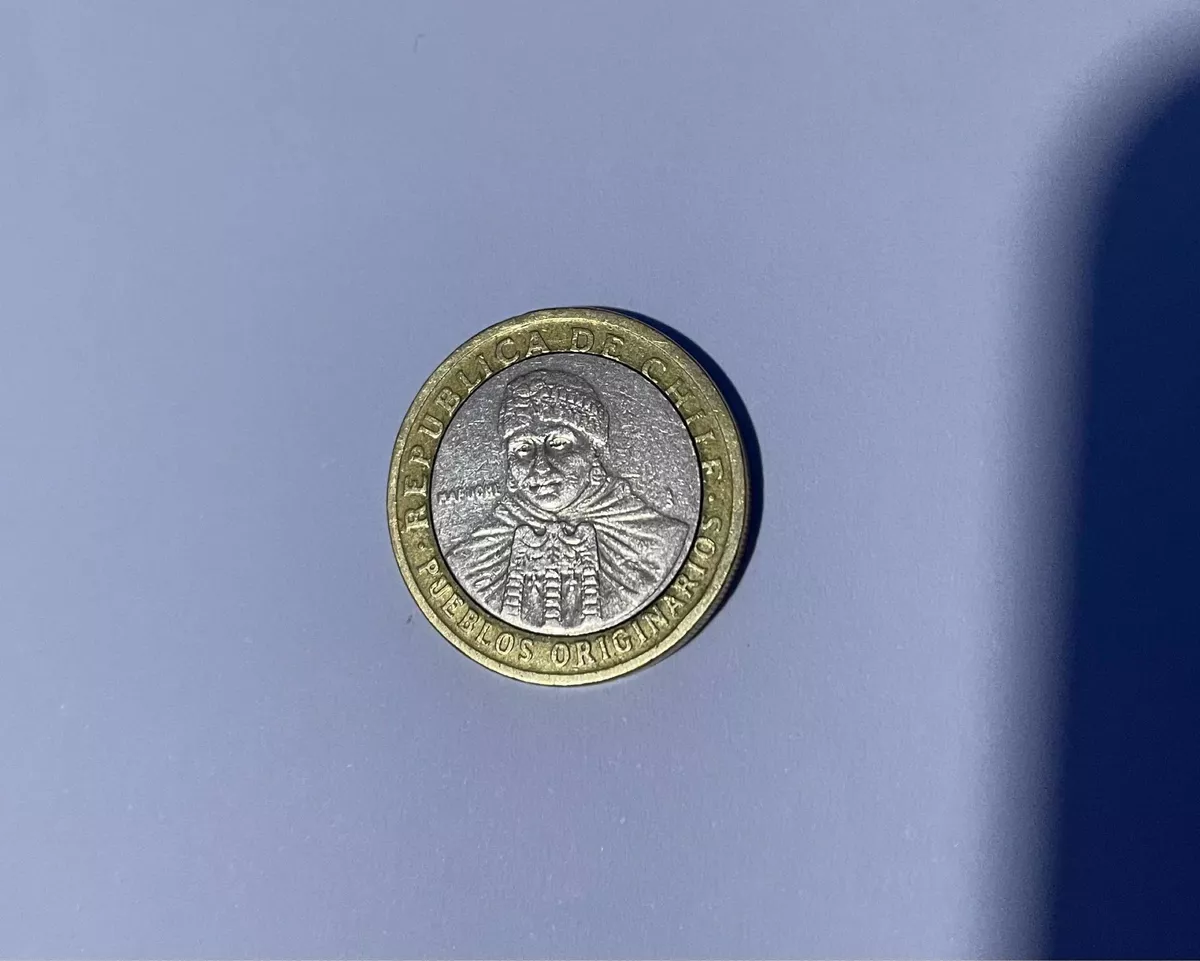 Moneda 100 Pesos Chilenos Falla Acuñación Año 2006