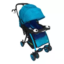 Carriola Plegable Para Bebé Kool Baby Azul - C0104