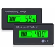 Monitor De Capacidad De Batera Multifuncional De 48 V Lcd In