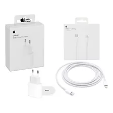 Cargador Rapido 20w Usb C + Cable 2m Para iPhone 14 13 12 11