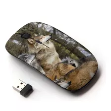 Koolmouse [ratón Inalámbrico Óptico 2.4g] [wolf Pack Winter