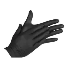 Guantes Nitrilo Negros Uniseal 100 Pzas Talla Grande