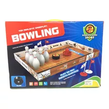 Juego De Mesa De Bolos Lanzador Familiar