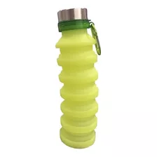 Garrafa Squeeze Retrátil Dobrável De Silicone 350-550 Ml