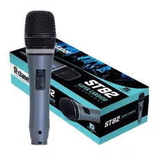 Microfone Staner St-82 C/fio #281202 Cor Preto