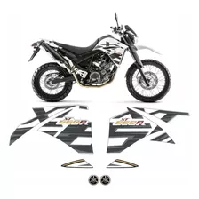 Jogo Adesivos Compatível Yamaha Xt 660r 2015 Branca F774