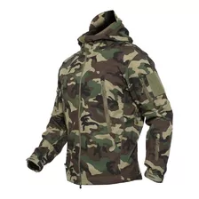 Chaqueta Softshell Impermeable Camuflaje Woodland