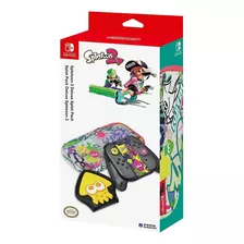 Pacote Estuche Splatoon 2 Deluxe Nintendo Switch Color Rosa Chicle