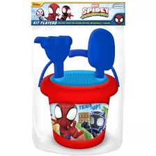 Set De Playa Balde Pala Rastrillo Molde Spiderman Tapimovil