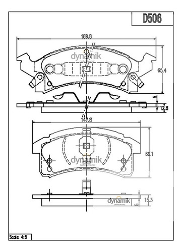 Balatas Semimetalicas Del Cutlass Calais V6 3.1l 90/91 Foto 2