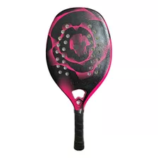 Raquete Beach Tennis Turquoise Black Death Challange - Pink