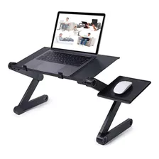 Mesa Para Notebook Con Ventilador Apoya Mouse Ajustable/