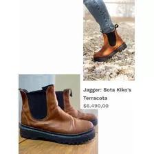 Botas En Cuero, Marca Kikos.