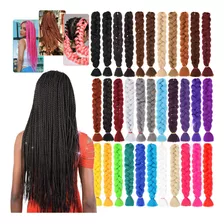 Extensiones De Pelo Sintético Para Trenzas Africanas Jumbo 