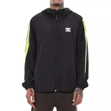 Jaqueta Dc Shoes Hood Stripe Masculina Pretoamarelo