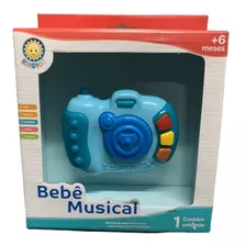 Bebê Musical Câmera Azul 782 - Kitstar