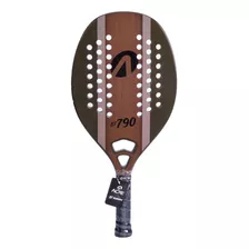 Raquete Beach Tennis Acte Bt595 22mm 100% Carbono Textura