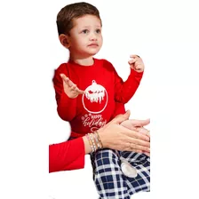 Pijama Conjunto Navideño 2 Piezas Niño Pantalón Y Camisa