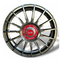 Rines 17x7 Deportivos Para Vocho 4/130 Vw Logo Gun Metal 