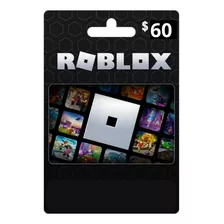 Giftcard Robux R$ 60 Reais Cartão Digital - Envio Imediato