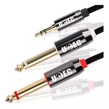 Ucec Cable Divisor De 10 Pies/3m 0.138 in 1/8 Trs A Dual 0.