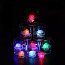 Hielo Con Luz Led, Para Decorar Fiestas 