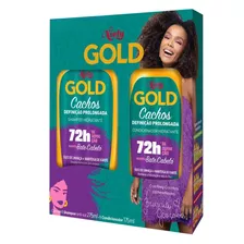 Kit Niely Gold Cachos Shampoo 275ml + Condicionador 175ml