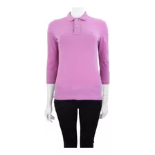 Blusa Ralph Lauren Sport Manga Longa Rosa