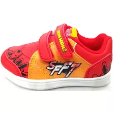 Zapatillas Marvel Iron Man Avengers Con Abrojo