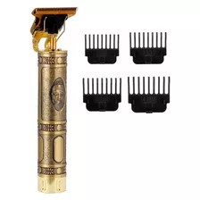 Trimmer Vintage T9 Corta Barba Recargable Usb 4 Peines