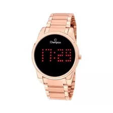 Relógio Champion Feminino Rose Digital Led Vermelho Ch40053z