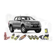 Lâmpadas Led Ford Ranger Farolete Teto Placa Ré Brancas