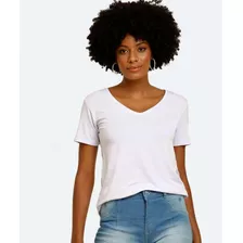 Blusa Básica Feminina Manga Curta Marisa-78322