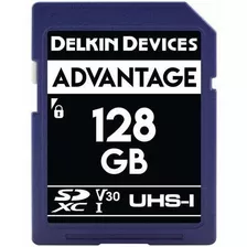 Delkin 128 Gb Tarjeta De Memoria Sdxc 633 X (v30) [ddsdw6331