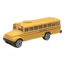 Auto Metálico Escala 1:64 Galgo Colectivo Escolar.