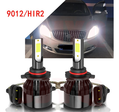 9012 Kit Led De Luz Alta/baja 14000 Lm 120 W Para Buick Foto 2