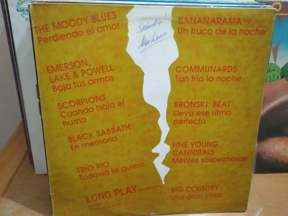 Varios Artistas - The Moody Blues Bananarama Scorpions - vinilo 1987