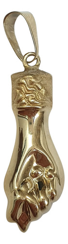 Pingente Figa Italiana Grande De Ouro Amarelo 18k 750 Amarelo