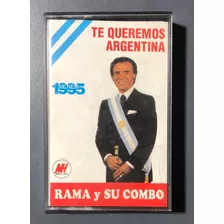 Casette Te Queremos Argentina Carlos Menem 1995